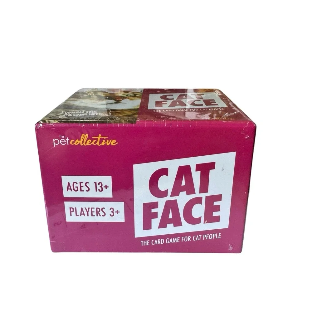 Cat Face The Card Game Cat Lovers Meme Party Game Original Edition New Sealed